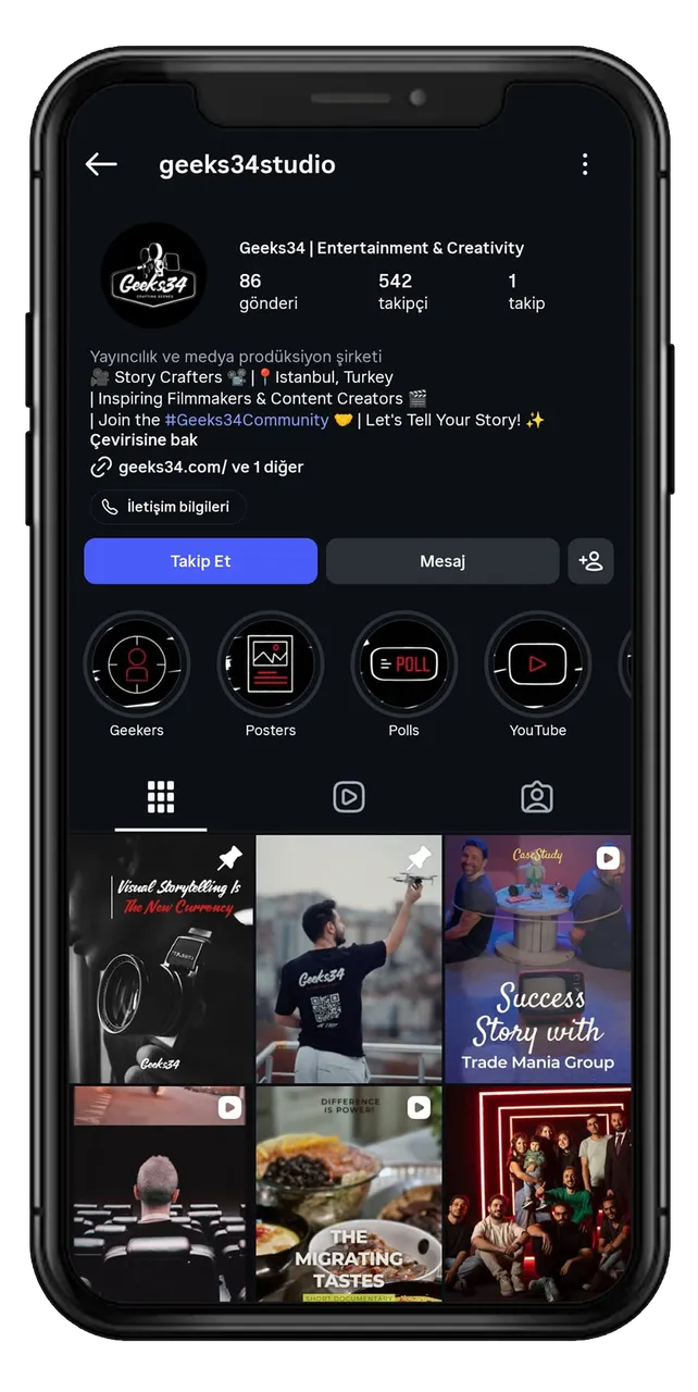 Geeks34 Studio — Instagram